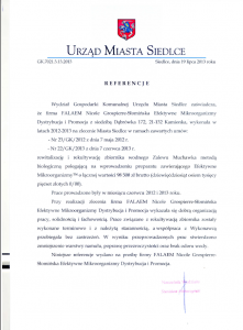 referencja siedlce
